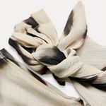 ZARA  dress voluminous maxi animal print kimono scarf layered casual boho Photo 12