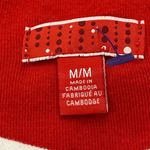 Target Christmas Santa Costume Print Long Sleeve Shirt Cotton Medium Red Photo 2