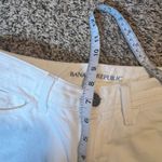 Banana Republic  Skinny White Jeans Women Cotton Spandex Bootcut Size 24 Photo 4