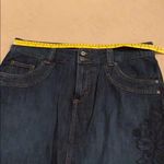 Lee One True Fit skort embroidered denim skirt 11/12 Photo 2