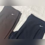 Nike 2 pair of  Dri-FIT Capri Pants Brown & Navy Blue Activewear Gym Workout Yoga Photo 1