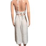 SheIn Halter white sleeveless maxi dress with front detail XL Photo 2
