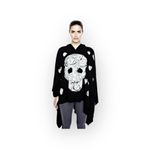Lauren Moshi  ❃ Super Soft Skull Rose Pullover Jumper Sweatshirt ❃ Black ❃ XS Photo 2