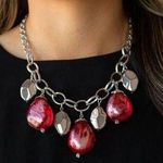 Paparazzi Looking Glass Glamorous Red Necklace (320) Photo 0