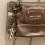 Ellen Tracy Gold Silver  Convertible Crossbody Shoulder Bag Purse Photo 1