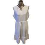 Beachsissi  White Eyelet V Neck Dress size XL Photo 1