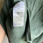 Gap  hunter green with striped 100% cotton sweater Photo 4