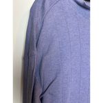 John Ashford  Women Sweater Blue Size XL Slim Fit Mock Neck 100% Cotton Photo 2