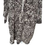 Catherines  Women’s Brown Tan Printed Half Zip Blouse Top Plus Size 1X 18/20W Photo 2