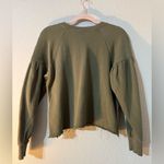 ALC Frank A.L.C. Olive Sweatshirt with Balloon Sleeves Photo 2