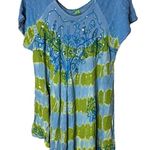 Sunflower Brand Women Free size Sleeveless Blue Green Sequins Pullover Dress Photo 0