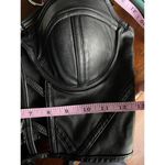 Charlotte Russe Stylish Black Leather Corset Top by , Size S Photo 4