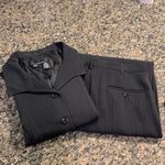 DKNY  Essentials Charcoal Gray Blazer/Jacket Trouser Pant Suit Size 10 EUC Photo 12