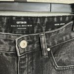 Cotton On Off Black Denim Mom Jeans Size 6 Photo 1