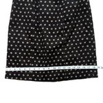 H&M  Womens Dress Size 8 Black Tan Gold Polka Dot Pleated Bust Strapless Mini Photo 13