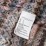 American Eagle  colorful striped knit balloon sleeve open front‎ cardigan sweater Photo 6