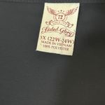 Faded Glory  Black Lace-Up Blouse Photo 1