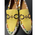 Women's Floral & Yellow Shoes w/Gold Accent Size 5/36 Photo 4