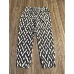 J.Crew Seaside Ikat Basket Weave Boho High Waist Pull On Cotton Jogger Pants 6 Photo 1