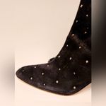 White House | Black Market Laila Suede Rhinestone Women’s Black Ankle Boots Size 7 Photo 11