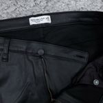 Abercrombie & Fitch Abercrombie Super Skinny Ankle High Rise Coated Black Jeans Plus Size 36 22 Photo 5