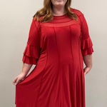 Ashley Stewart Sheer Panel Dress - Size 34/36 Photo 0