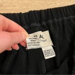 Flax Vintage  Black Acetate Pull On Maxi Skirt Size L Photo 3