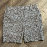 Dana Buchman  Bermuda Shorts Womens 10‎ Black & White Geometric Photo 0
