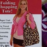 Nylon Floral Foldable Travel Tote Bag Photo 1