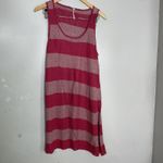 margaret o'leary  linen knit stripe cover up tank dress Large Photo 1