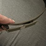 Diane Von Furstenberg Diane Von Furstenburg Olive Green Leather Belt Photo 3