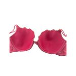 Cacique  Pink Orange Green Floral Embroidered Lined Cups 42D Bra Photo 2