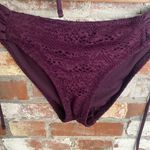 Mossimo Supply Co. Deep Purple Lace string Bikini Bathing suit Size L Size L Photo 1