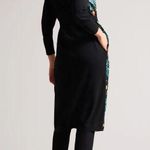 Ted Baker London Tilja Black Botanical Floral Longline Cardigan Sweater NWT Photo 1