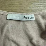 Wilfred  free Kaia Camille crop back scoop top sz S NWT Photo 2