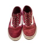 Vans  Ward Platform Red/Plaid Lace Up Sneakers Shoes, Sz 6 Photo 1