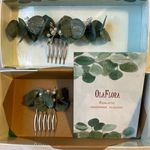Wedding Eucalyptus Pearl Hair Combs (2) Photo 1