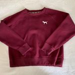 PINK - Victoria's Secret maroon pullover sweatshirt Photo 2