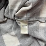 BKE Gray & White Buffalo Plaid Print Sherpa Pullover Sweater Photo 8