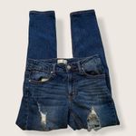 Altar'd State Altar’d State Dark Wash Distressed Skinny Jean Photo 2