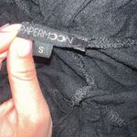 PaperMoon Black Linen Shorts Photo 3