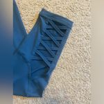 Active Life Leggings with Cut-Out Criss-Cross Pattern Photo 1