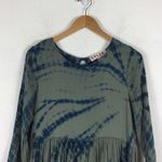 Anthropologie Dolan Left Coast Eliska Moss Tie-Dye Midi Dress XS Lagenlook Photo 3