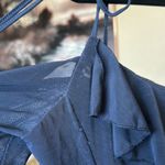 House Of CB  'Kiki'‎ French Navy Ruffle Mini Dress size XL Flawed! Photo 5