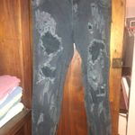 One Teaspoon “Trashed FreeBirds” Ripped Black Jeans Photo 1