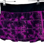 Lululemon  Pace Rival Skirt II 4-way Stretch Breezie Regal Plum Black / Black 6 Photo 6