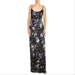 Notte Marchesa Floral Embroidered Tulle Gown Photo 2