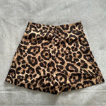 Hayden  LA leopard high rise shorts size L Photo 5