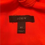J.Crew  Vibrant Orange Sleeveless Silk Dress with knotted back size 6T Photo 5
