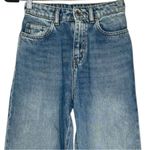 Frank and Oak Nina Wide Leg Jeans Size 25 Blue Photo 1